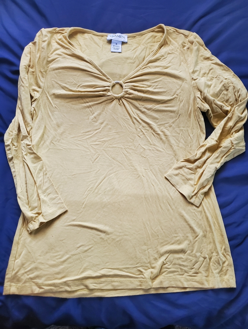 Carmen Marc Valvo Top, Size: Medium